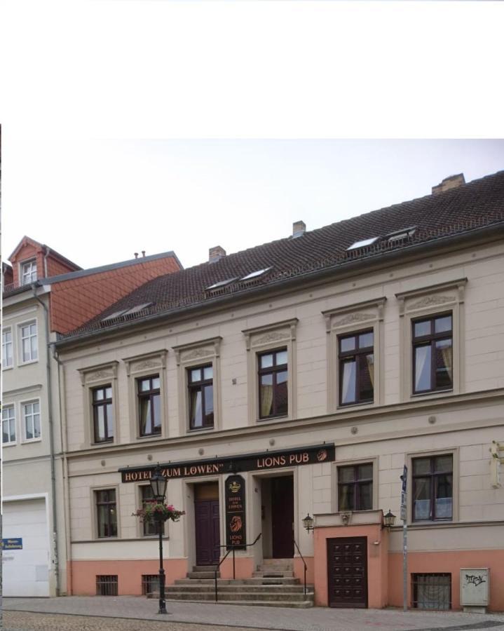 Hotel-Garni Zum Löwen Bad Freienwalde Exterior foto